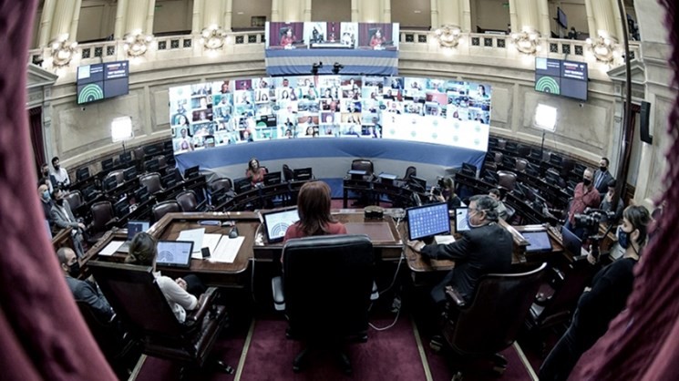 Aguante la banda ancha: Se ponen en marcha las sesiones virtuales del Senado y de Diputados
