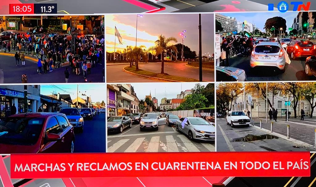 Virus amarillo y pobretón: Marchas en varios puntos del país de los pro «cuarentena inteligente»