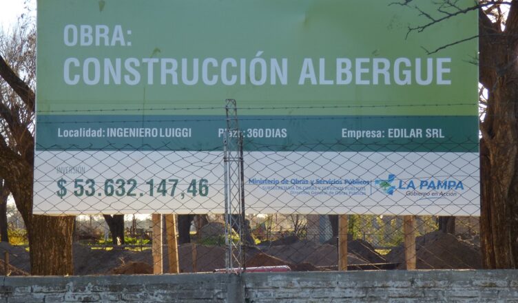 Nada de dormir en carpas: Arrancó la construcción del albergue de Luiggi por más de 50 palos