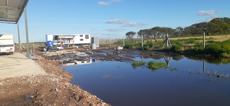 Como vaca en el techo, no se sabe como llegó ahí: Campo Limpio construye un CAT en Pico sobre el acuífero, en zona inundable y sin estudio ambiental