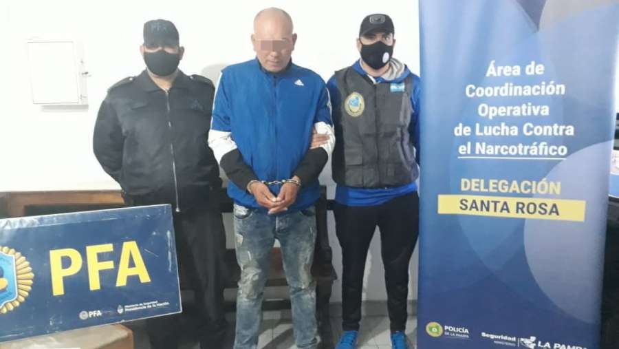 Transportaba y entregaba en La Pampa: Detuvieron a un bonaerense que comercializaba droga