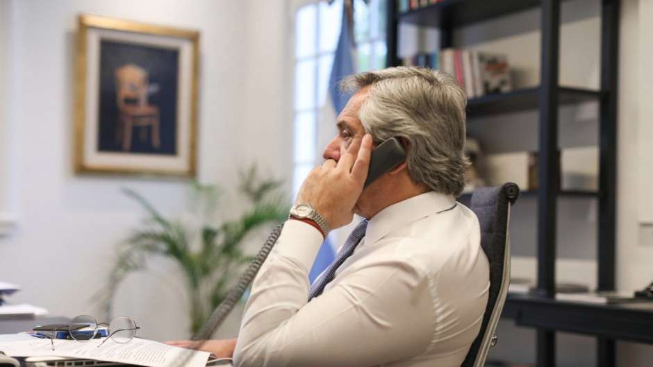 Charla de 25 minutos: Alberto le confirmó a Biden que estará en Los Ángeles para la Cumbre de las Américas