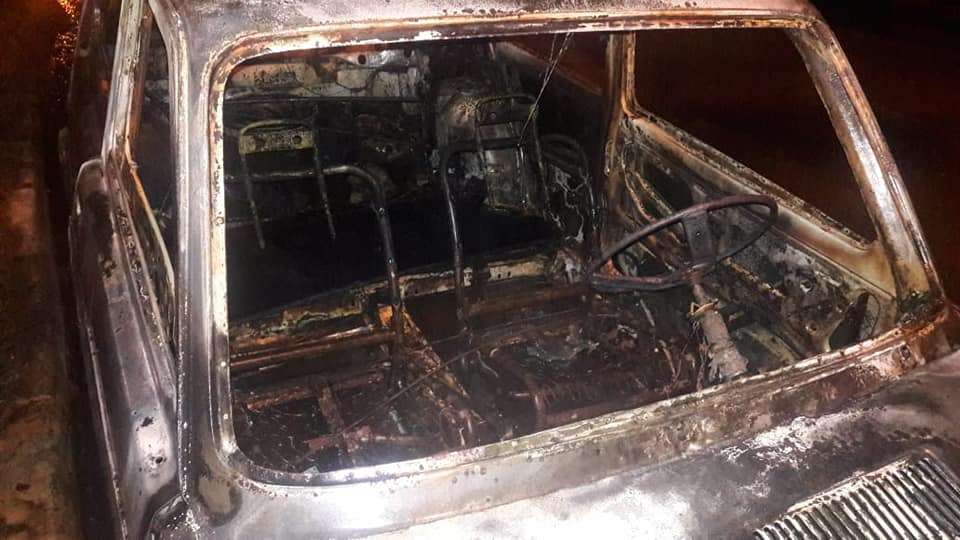 No puede ser causalidad: Dos autos ardieron en llamas en Macachín; son del mismo dueño