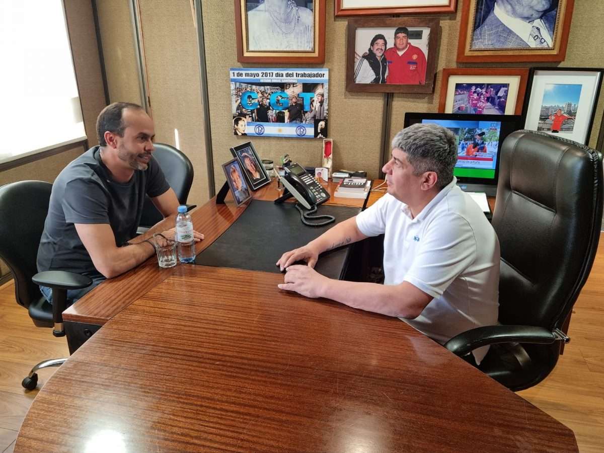 Afianza alianzas: Genoni se codeó con Pablo Moyano y llegaría en las próximas semanas a La Pampa