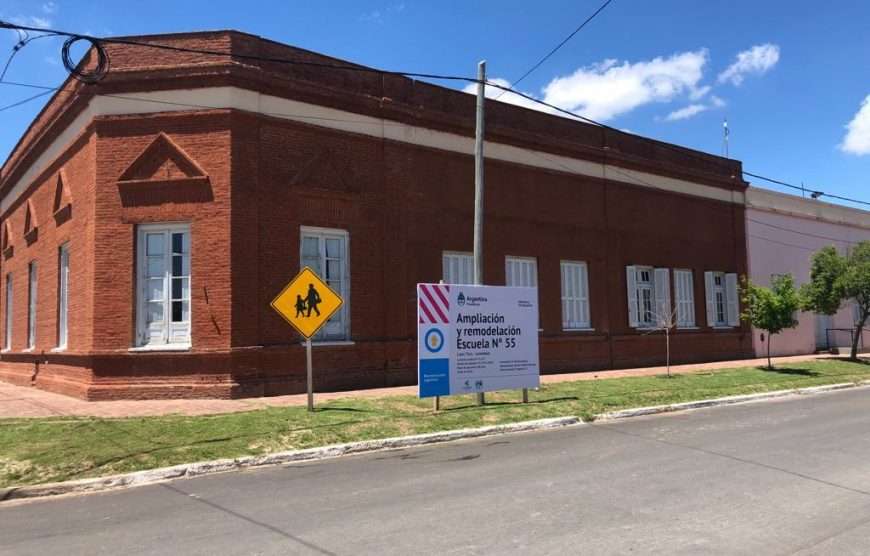Más inversión en educación: realizarán obras en la Escuela 55 de Luan Toro
