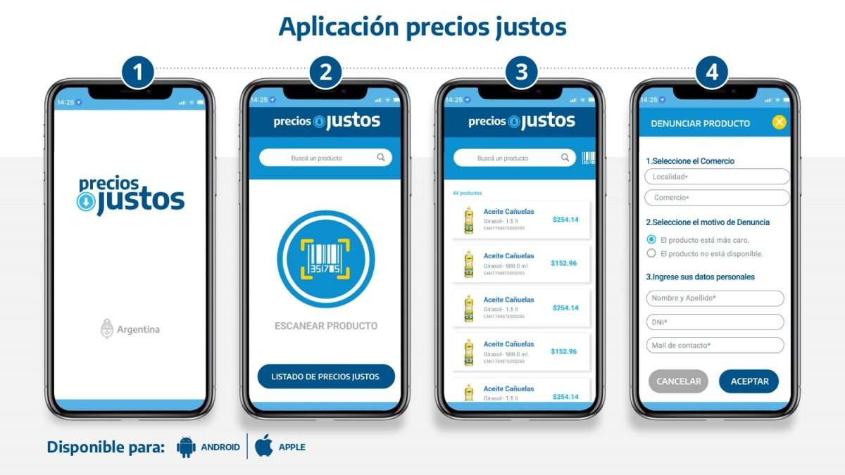 Compras inteligentes: El Gobierno habilitó la app «Precios Cuidados» para conocer los productos del programa