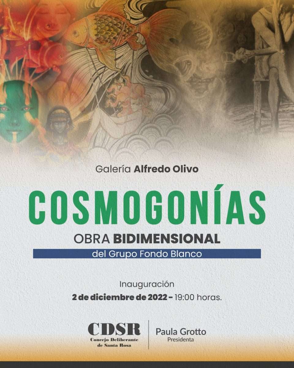 Nueva exhibición: inaugurarán la muestra de «Cosmogonías» en la Municipalidad