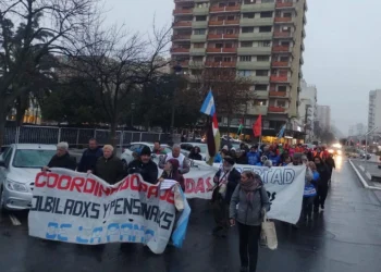 Marcha VN, INTA y Coordinadora de Jubilados y Pensionados (Día de la Independencia 2025)